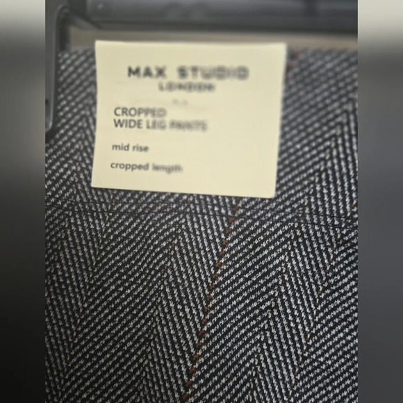 Max Studio Women's Wide Leg Pleated Pant - Picture 6 of 7